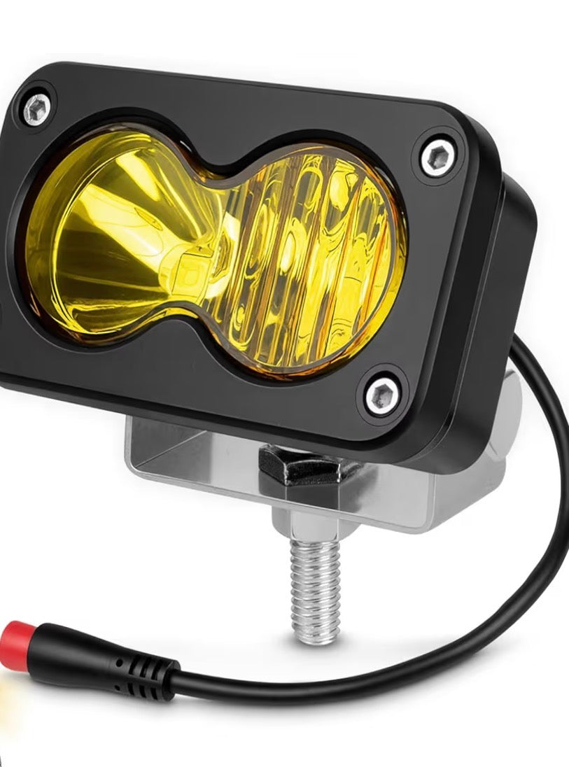 Super 73, or any circle plug bike Baja light with mount