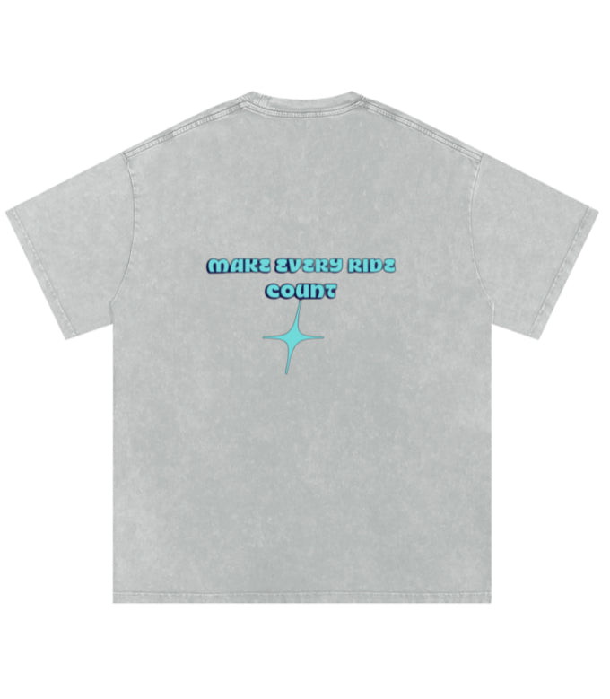 Grey “Oneway.moto” T-shirt