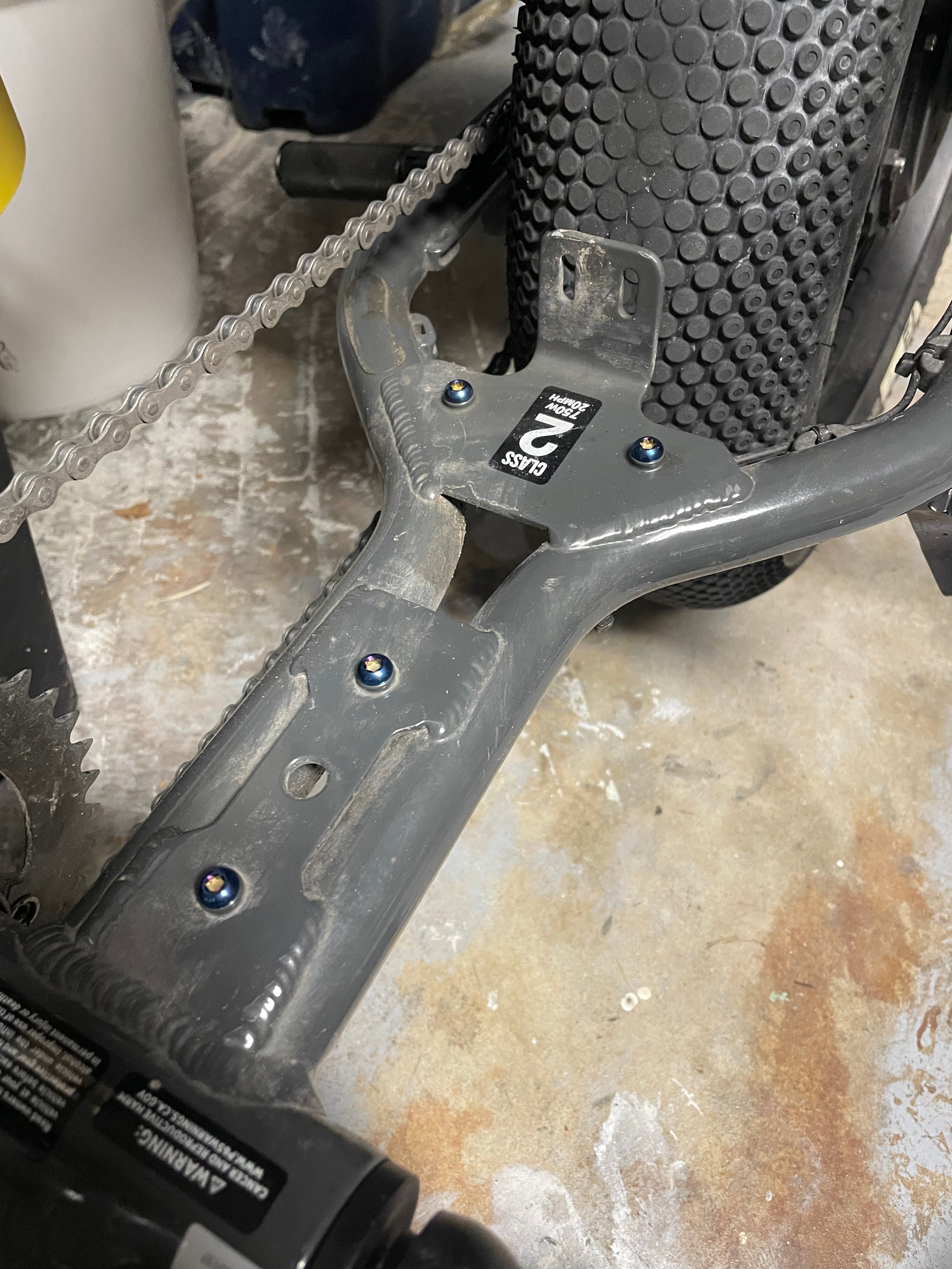 Super 73 body titanium bolt kit