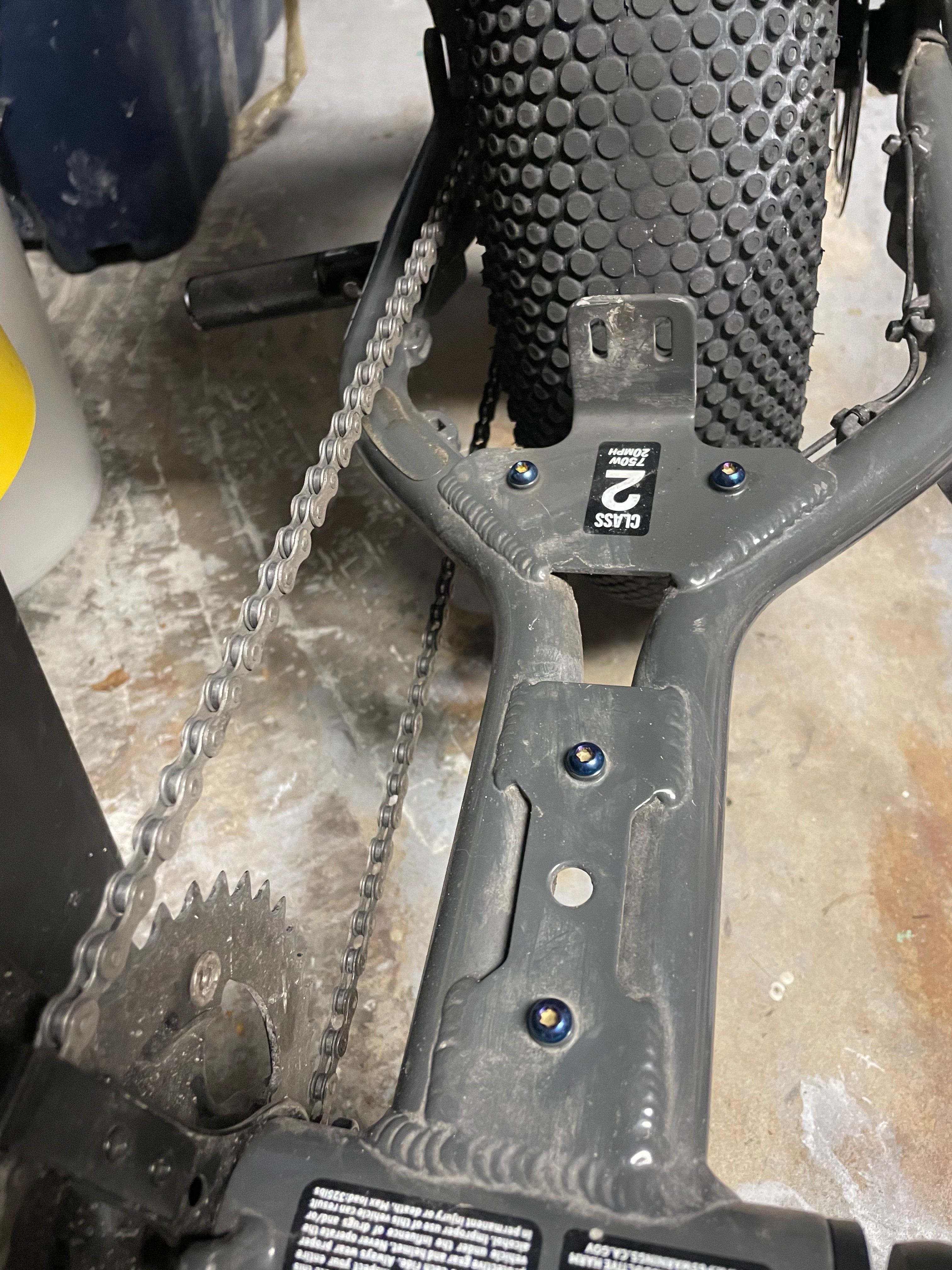 Super 73 body titanium bolt kit