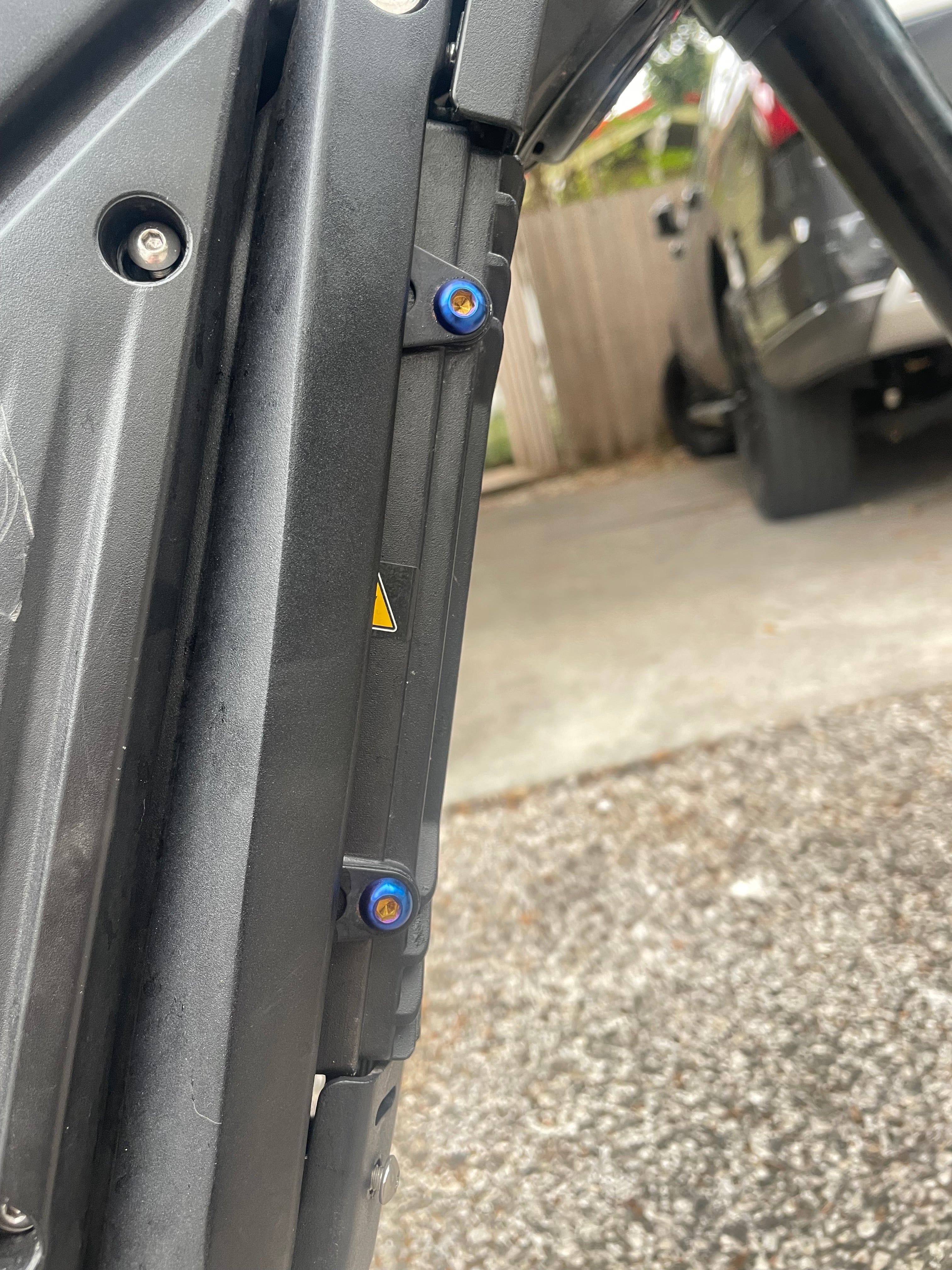 Side controller mount titanium bolts (talaria xxx, surrons, Segway, ECT)